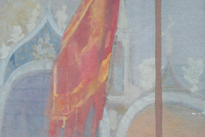 Scottish Art Watercolour Painting by Irene Halliday Venice St Mark's Square