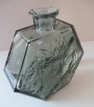 Load image into Gallery viewer, 1930s Czechoslovakian  Schlevogt Bacchus Decanter  &amp; Shot Glasses
