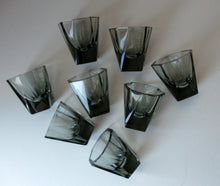 Load image into Gallery viewer, 1930s Czechoslovakian  Schlevogt Bacchus Decanter  &amp; Shot Glasses
