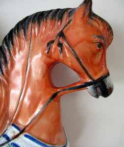 Equestrian Figurines. 1860s Staffordshire Pottery. Pair Edward VII and Princess Alexandra