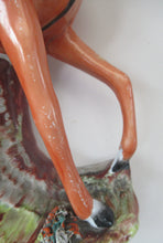 Load image into Gallery viewer, Equestrian Figurines. 1860s Staffordshire Pottery. Pair Edward VII and Princess Alexandra

