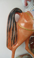 Load image into Gallery viewer, Equestrian Figurines. 1860s Staffordshire Pottery. Pair Edward VII and Princess Alexandra
