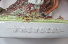 Load image into Gallery viewer, Equestrian Figurines. 1860s Staffordshire Pottery. Pair Edward VII and Princess Alexandra

