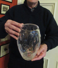 Load image into Gallery viewer, Large Stuart Crystal Cut Glass Vase after JOHN LUXTON. Height 8 1/2 inches.
