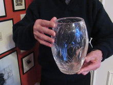 Load image into Gallery viewer, Large Stuart Crystal Cut Glass Vase after JOHN LUXTON. Height 8 1/2 inches.
