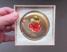 Load image into Gallery viewer, Vintage 1950s Power Compact with Spanish Flamenco Dancer Design

