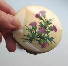 Load image into Gallery viewer, 1950s Stratton Powder Compact Scottish Thistles
