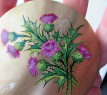 Load image into Gallery viewer, 1950s Stratton Powder Compact Scottish Thistles
