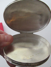 Load image into Gallery viewer, Vintage Solid Silver Box with Unique Enamels Painting of Stag in Scottish Highlands
