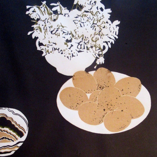 Bell Cowie Screenprint 1975 Brown Eggs Scottish Art