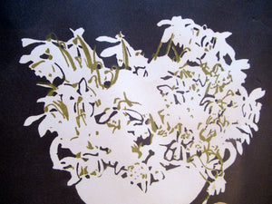 Bell Cowie Screenprint 1975 Brown Eggs Scottish Art