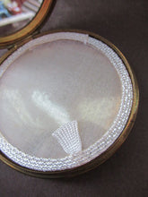 Load image into Gallery viewer, Vintage 1960s Red Tartan Pattern Face Powder Compact
