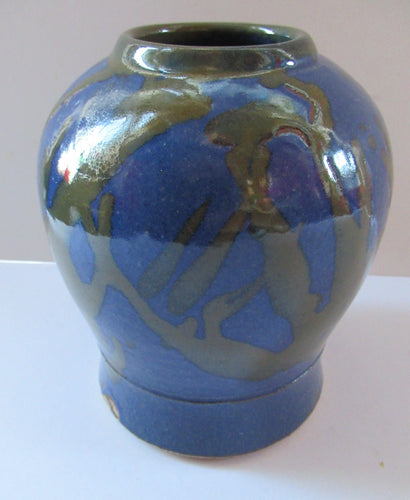 Vintage Scottish Studio Pottery Pot. John Jacobs, Vidlin Pottery