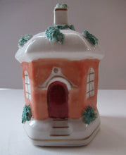 Load image into Gallery viewer, Antique 1840s Victorian Porcelain Money Box in the Shape of a Wee House
