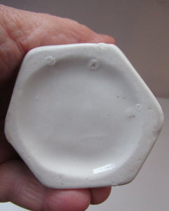 Antique 1840s Victorian Porcelain Money Box in the Shape of a Wee House