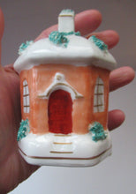 Load image into Gallery viewer, Antique 1840s Victorian Porcelain Money Box in the Shape of a Wee House
