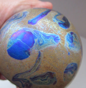 1991 Siddy Langley Lustre British Studio Glass Paperweight