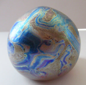 1991 Siddy Langley Lustre British Studio Glass Paperweight