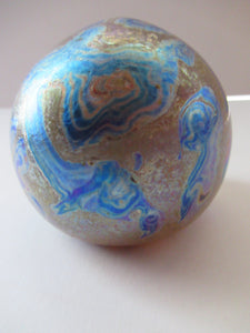 1991 Siddy Langley Lustre British Studio Glass Paperweight
