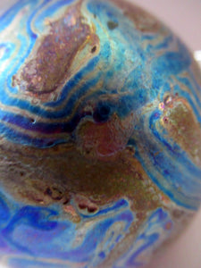 1991 Siddy Langley Lustre British Studio Glass Paperweight