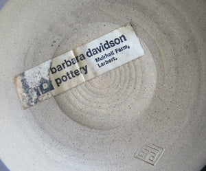 1970s Barbara Davidson Scottish Studio Pottery Bowl