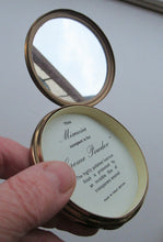 Load image into Gallery viewer, 1950s Powder Compact with Blue Flowers
