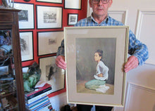 Load image into Gallery viewer, Original Vintage 1960s Burmese Lady Framed  Print Ma Aung Saw Myawng
