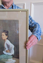 Load image into Gallery viewer, Original Vintage 1960s Burmese Lady Framed  Print Ma Aung Saw Myawng
