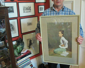 Original Vintage 1960s Burmese Lady Framed  Print Ma Aung Saw Myawng