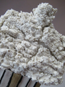 Antique Staffordshire Porcelain VICTORIAN Snow Covered Cottage Pastille Burner