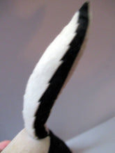 Load image into Gallery viewer, Pair of Vintage 1960s JAPANESE Soft Toys: Little Plush Skunk and Cotton and Felt Tiger 

