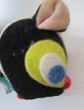 Load image into Gallery viewer, Pair of Vintage 1960s JAPANESE Soft Toys: Little Plush Skunk and Cotton and Felt Tiger 
