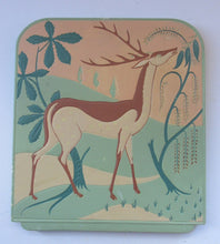 Load image into Gallery viewer, ORIGINAL 1930s Art Deco Plaster Wall Plaque. Hand Painted Image of a Reindeer
