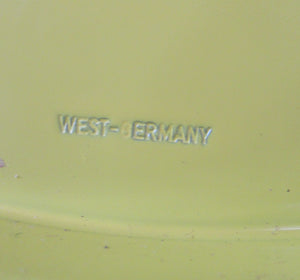 1970s West German Bells Design Alarm Clock Bright Yellow