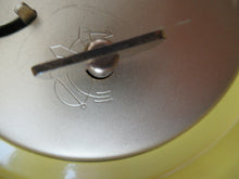 Load image into Gallery viewer, 1970s West German Bells Design Alarm Clock Bright Yellow

