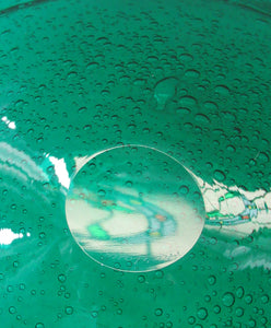 1950s Norwegian Art Glass Shallow Dish. Greenland Series by Hadeland. Arne Jon Jutrem