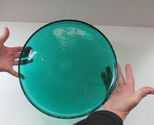 Load image into Gallery viewer, 1950s Norwegian Art Glass Shallow Dish. Greenland Series by Hadeland. Arne Jon Jutrem
