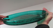 Load image into Gallery viewer, 1950s Norwegian Art Glass Shallow Dish. Greenland Series by Hadeland. Arne Jon Jutrem
