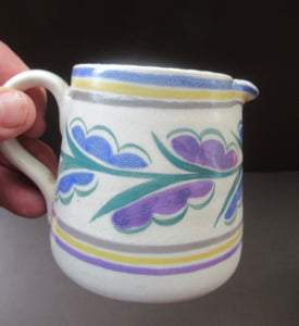 Small Vintage Art Deco Poole Pottery Small Jug or Pitcher
