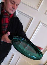 Load image into Gallery viewer, 1950s Norwegian Art Glass Shallow Dish. Greenland Series by Hadeland. Arne Jon Jutrem
