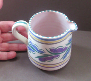 Small Vintage Art Deco Poole Pottery Small Jug or Pitcher