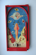 Load image into Gallery viewer, 1950s Chad Valley Space Age Rocket Shop Bagatelle Pinball Game
