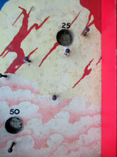 Load image into Gallery viewer, 1950s Chad Valley Space Age Rocket Shop Bagatelle Pinball Game
