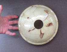 Load image into Gallery viewer, Vintage 1930s Art Deco Pendant Light Fitting. Chrome, Bakelite and Three Glass Shades
