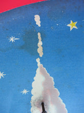 Load image into Gallery viewer, 1950s Chad Valley Space Age Rocket Shop Bagatelle Pinball Game
