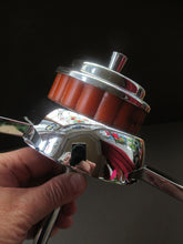 Load image into Gallery viewer, Vintage 1930s Art Deco Pendant Light Fitting. Chrome, Bakelite and Three Glass Shades
