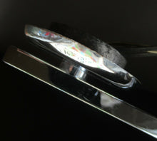 Load image into Gallery viewer, Vintage 1930s Art Deco Pendant Light Fitting. Chrome, Bakelite and Three Glass Shades
