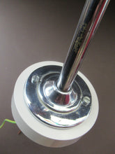 Load image into Gallery viewer, Vintage 1930s Art Deco Pendant Light Fitting. Chrome, Bakelite and Three Glass Shades
