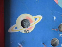 Load image into Gallery viewer, 1950s Chad Valley Space Age Rocket Shop Bagatelle Pinball Game
