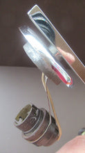 Load image into Gallery viewer, Vintage 1930s Art Deco Pendant Light Fitting. Chrome, Bakelite and Three Glass Shades
